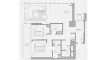 2 bedrooms Apartment floor plan «TYPE B3A» in Jumeirah Residences Emirates Towers