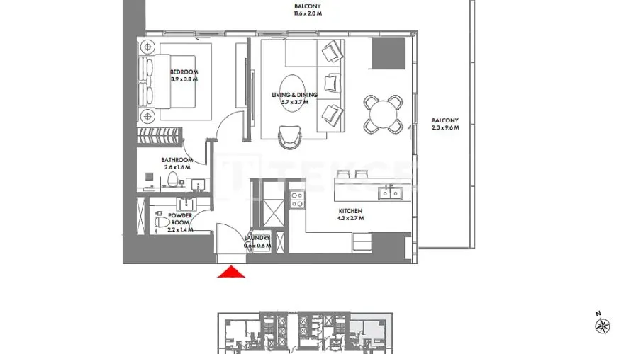 5 bedrooms apartment for sale , Dubai Harbour, Dubai, UAE No. 2318 № 18
