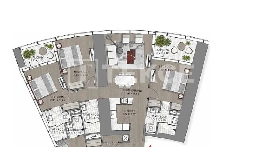 5 bedrooms penthouse for sale , Business Bay, Dubai, UAE No. 371 № 21