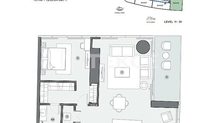 6 bedrooms penthouse for sale , Dubai Marina, Dubai, UAE No. 444 № 23