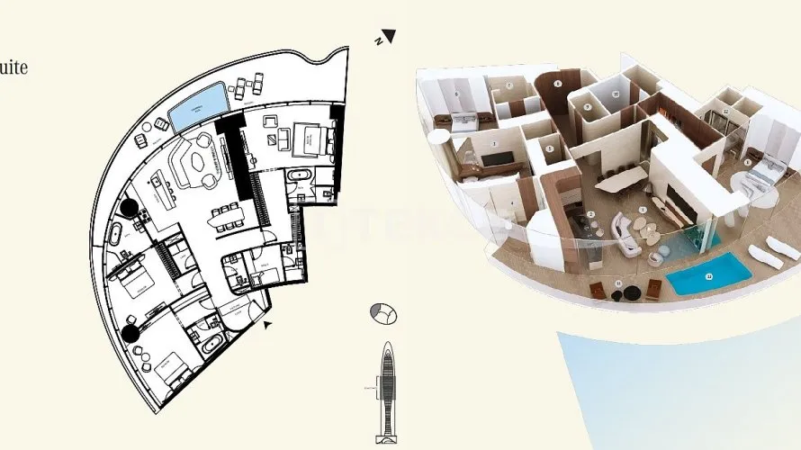 3 bedrooms apartment for sale , Dubai, UAE No. 346 № 13