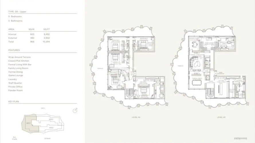 5 bedrooms penthouse for sale , DIFC, Dubai, UAE No. 1852 № 7
