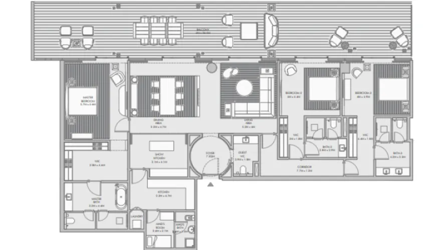 2 bedrooms apartment for sale , Palm Jumeirah, Dubai, UAE No. 2046 № 4