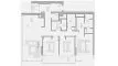 3 bedrooms Apartment floor plan «TYPE C1» in Jumeirah Residences Emirates Towers