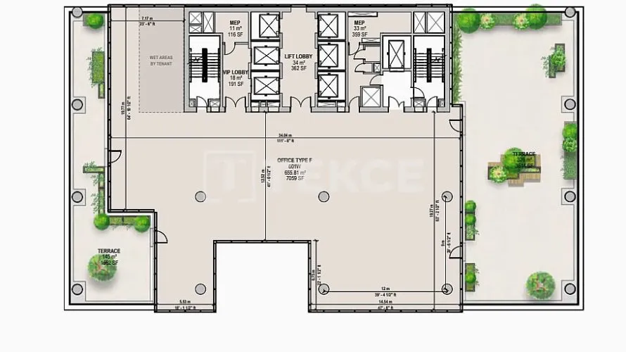 1 bedroom office for sale, Business Bay, Dubai, UAE No. 2149 № 26