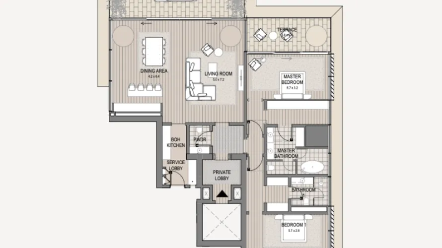 2 bedrooms apartment for sale , Business Bay, Dubai, UAE No. 2052 № 8