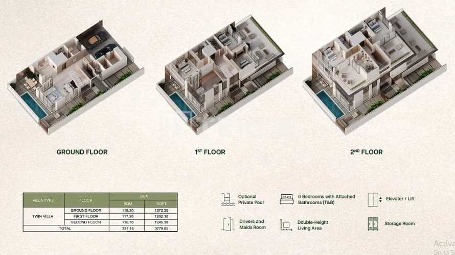 6 bedrooms villa for sale, Dubai, UAE No. 3117 № 16
