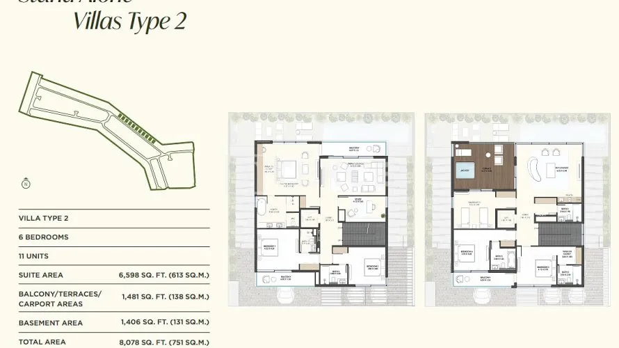 6 bedrooms villa for sale, Jumeirah Golf Estates, Dubai, UAE No. 3103 № 16