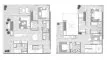 3 bedrooms Duplex floor plan «DUPLEX 3BR» in Kempinski Marina Residences