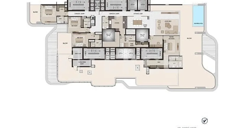4 bedrooms duplex for sale, Palm Jumeirah, Dubai, UAE No. 4846