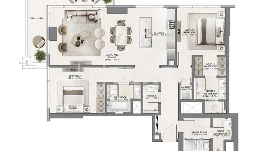 4 bedrooms duplex for sale, Dubai, UAE No. 4722 № 1